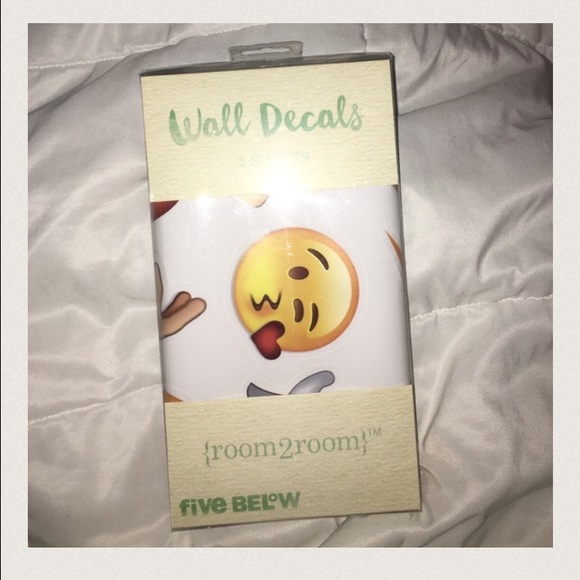 Emoji wall decals