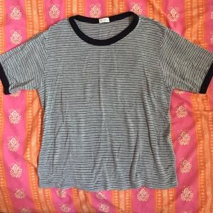 Brandy Melville striped cropped top