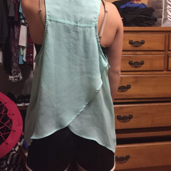 Mint green top - Picture 2 of 2