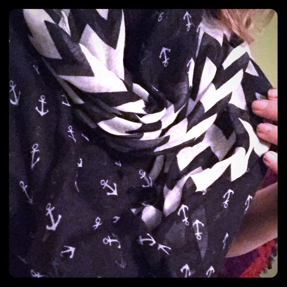 Nautical infinity scarf