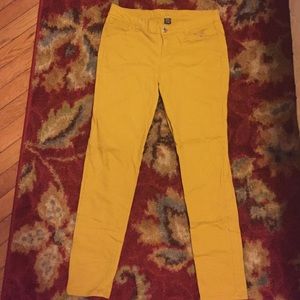 Mustard Skinny Pants