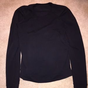 Black Think Fast lululemon pullover