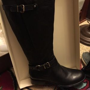 Naturalizer wide calf boots.