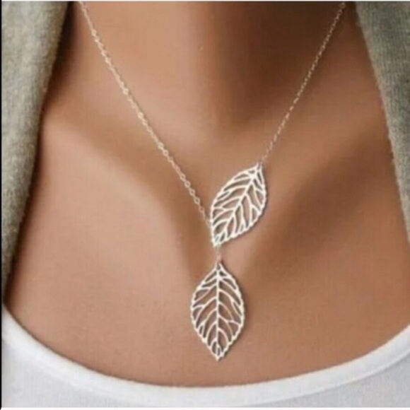 Silver Leaf Necklace
