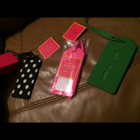 Kate spade luggage tags
