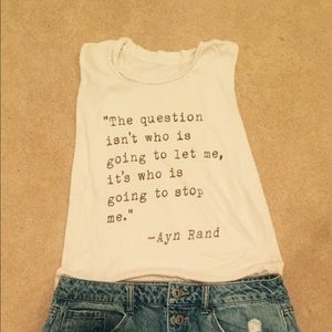 Brandy Melville sleeveless graphic tee ❤️