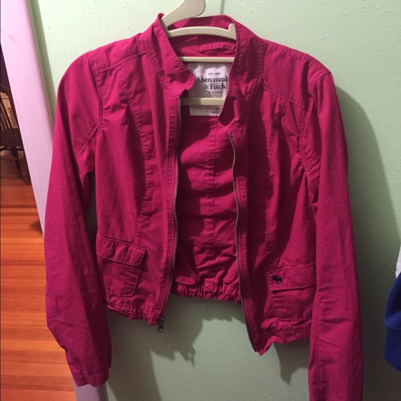 Pink Abercrombie and Fitch jacket - Picture 1 of 4