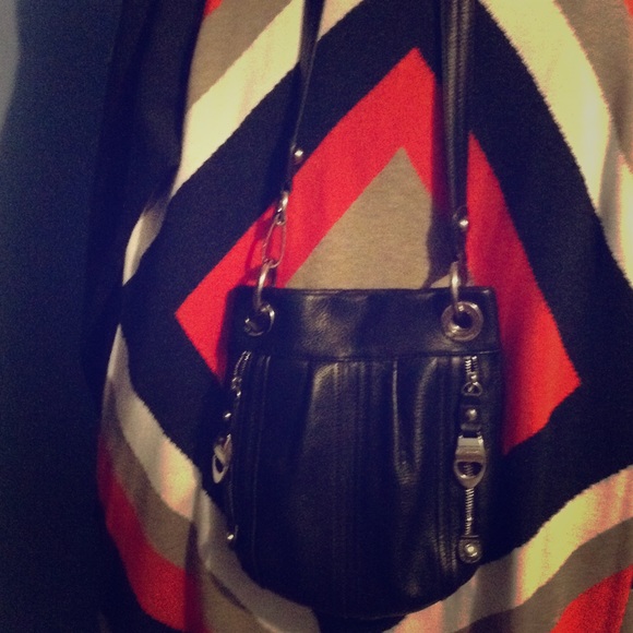 Shoulder Bag with Silver Hardware