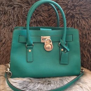 Green/Blue Michael Kors Handbag