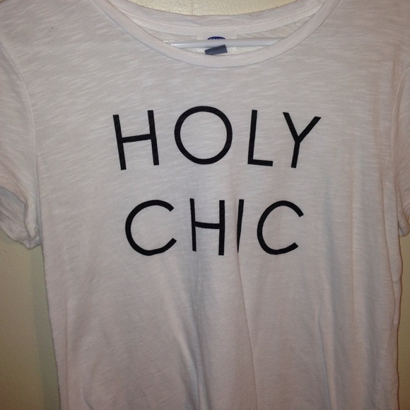 "Holy Chic" t shirt