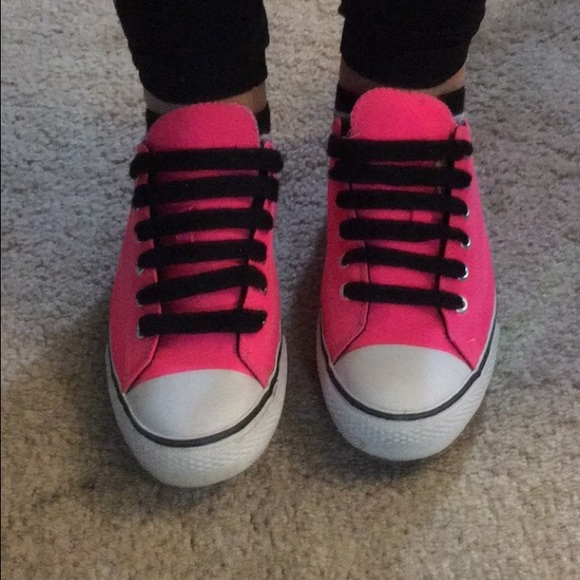 Converse Shoes Hot Pink Knock Off Converse Poshmark