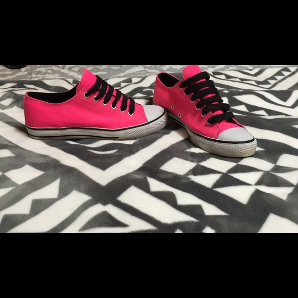 Converse Shoes Hot Pink Knock Off Converse Poshmark