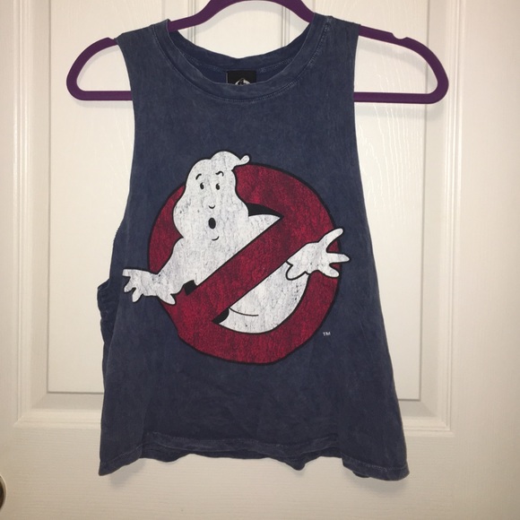 Ghost Busters tank crop top