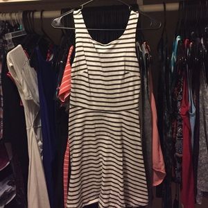 Striped Tank Fit and Flare dress