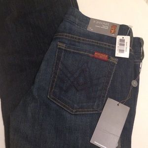 7 for all mankind 'A' pocket Flare jeans Sz 27