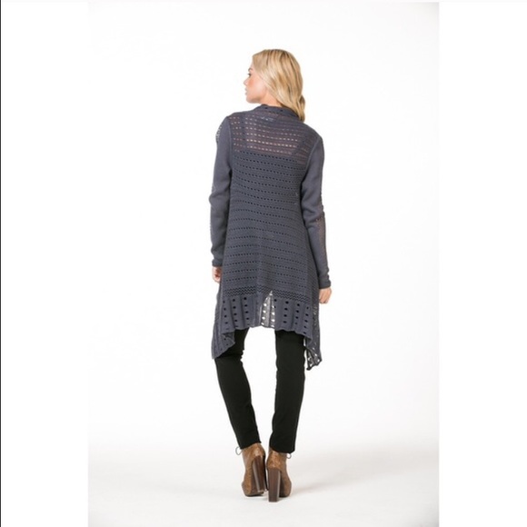 Monoreno High Low Draped Cardigan - Picture 2 of 4