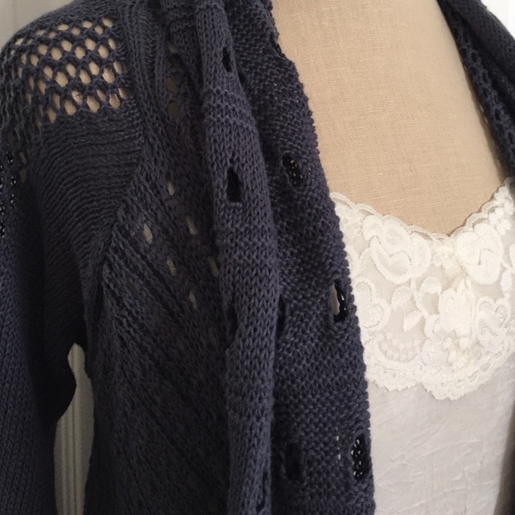 Monoreno High Low Draped Cardigan - Picture 3 of 4