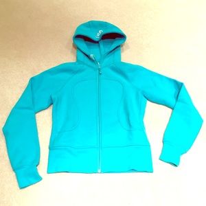 Lululemon Athletica jacket in teal, size 8