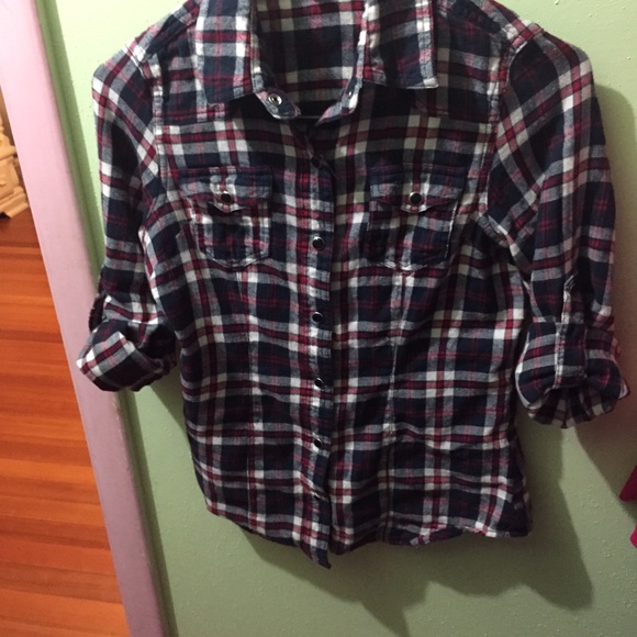 Flannel plaid shirt - Picture 3 of 4