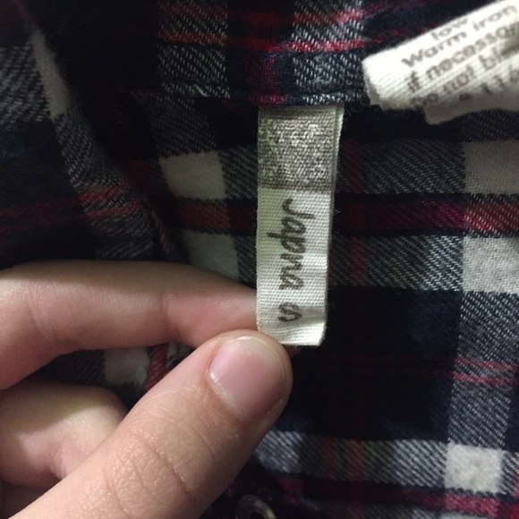 Flannel plaid shirt - Picture 4 of 4