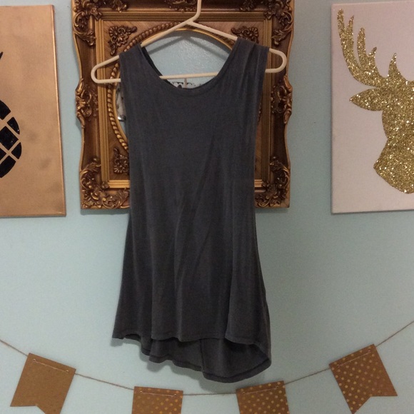 Dark grey forever 21 top