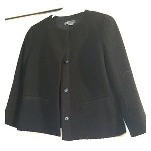 Vince black boxy jacket - size 2