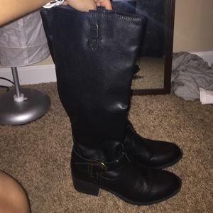 Tall Black riding boots