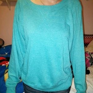 Teal sweater