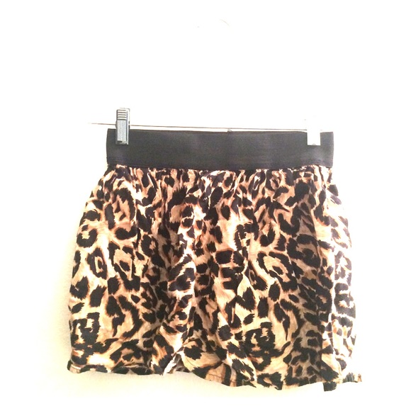 Cheetah Print Skirt