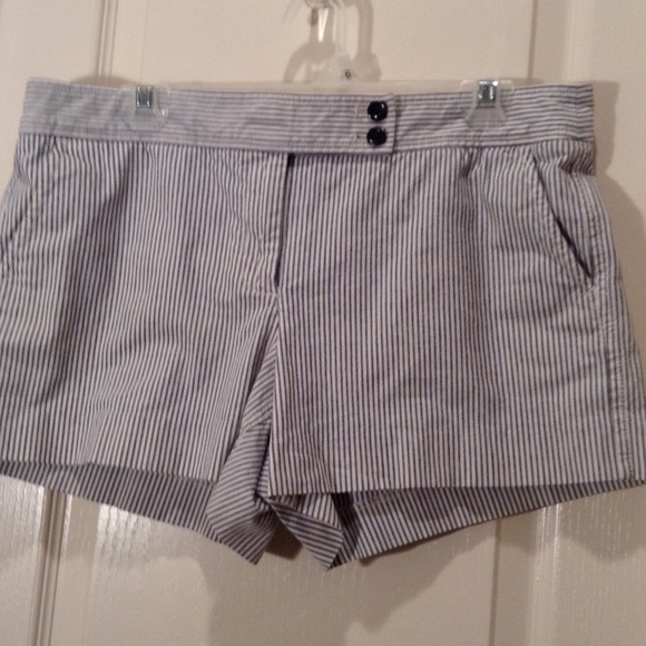 J. Crew pin stripe shorts