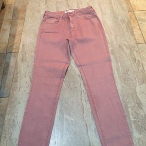 Pink jeans