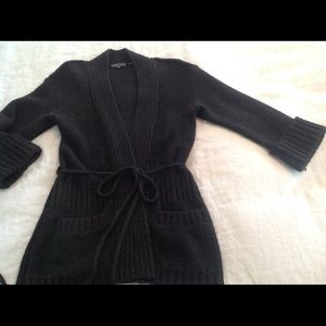 Vince dark grey wrap sweater