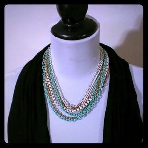 Teal Chain Necklace