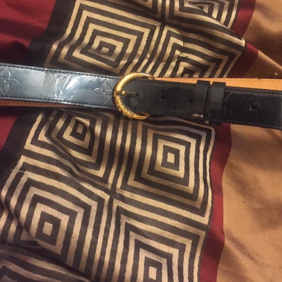 Authentic Louis Vuitton patent leather belt!!!