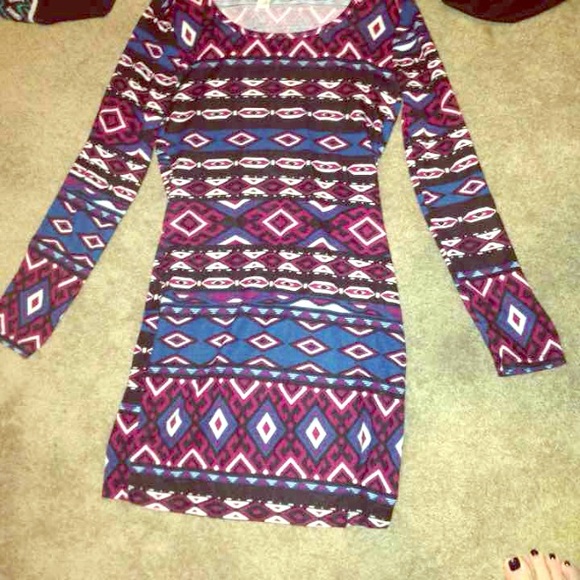 Mini length sweater dresses