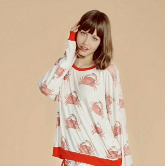 WILDFOX crabby moonlight sweater Sz S new - Picture 3 of 3