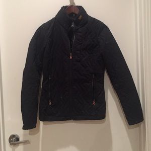 G Star black quilted coat