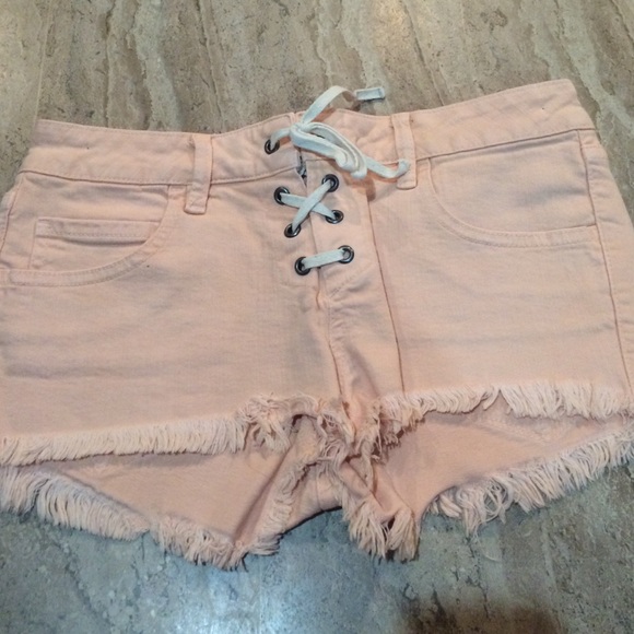 Peach shorts