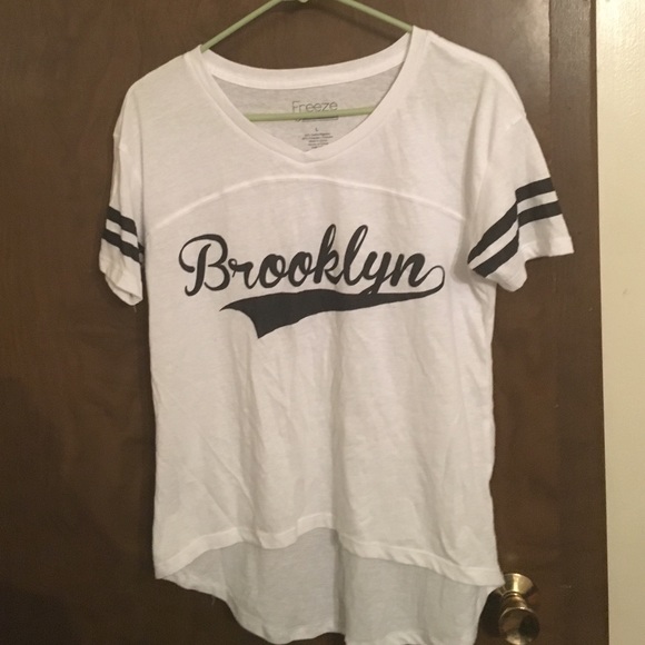 White Brooklyn tee
