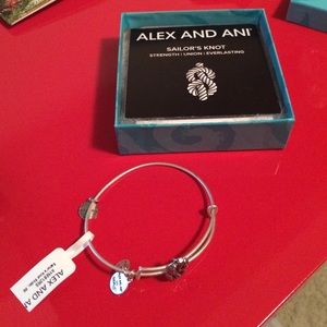 Alex And Ani Sailor's Slip Knot Charm Bangle