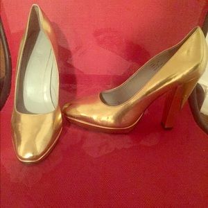 Calvin Klein Metallic Pumps