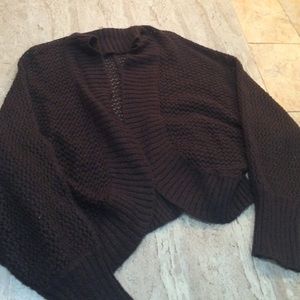 Brown cardigan