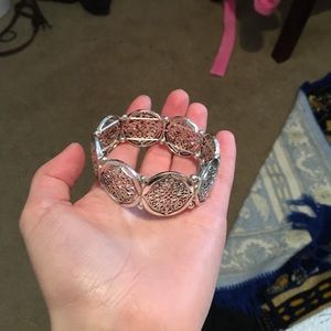 Cute silver bracelet!