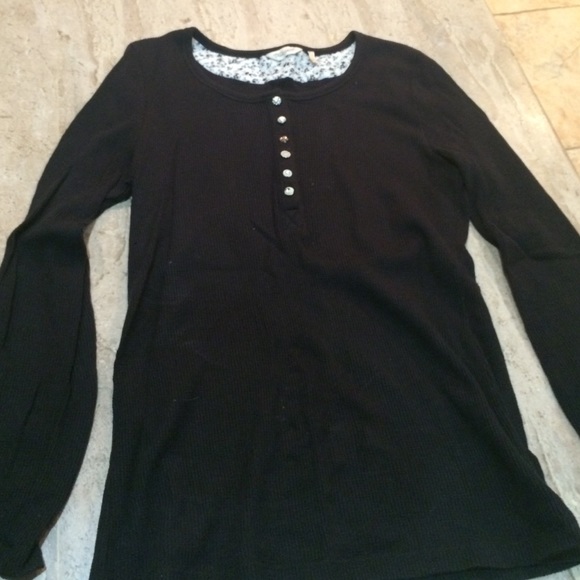 Black button down thermal