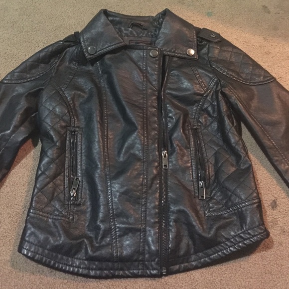 Faux leather jacket