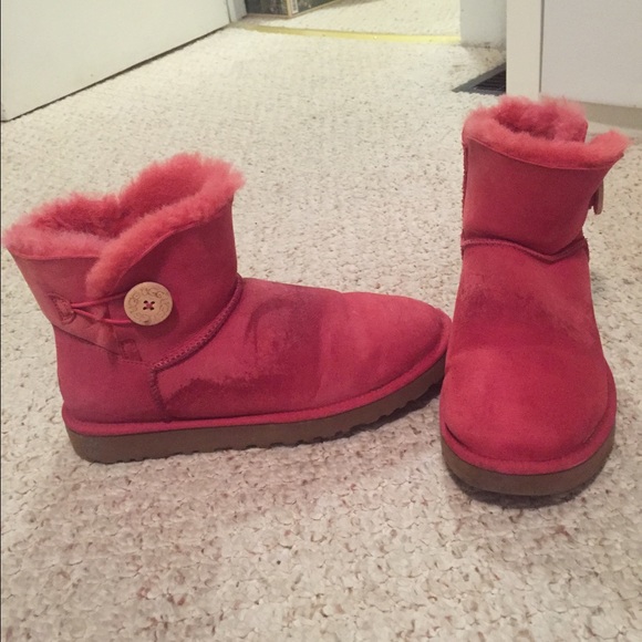 Hot Pink Extra Short UGG boots