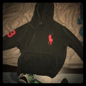 Polo hoodie small men's