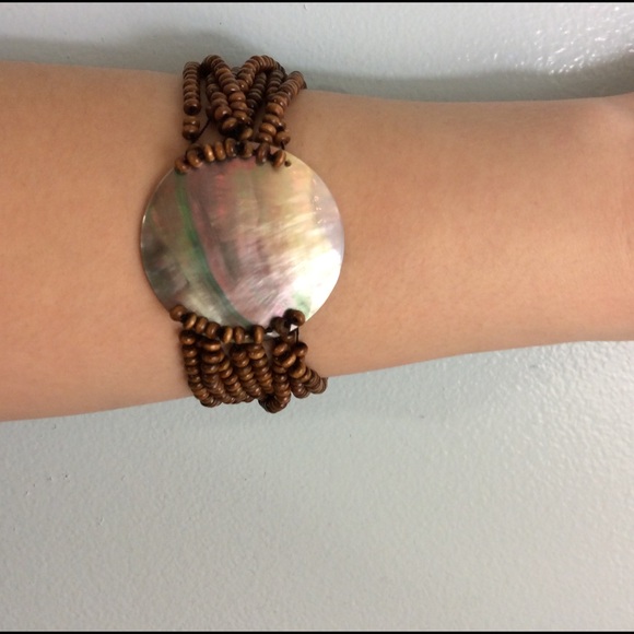 Brown beaded bracelets