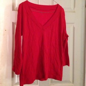 New York & Company Red Shirt
