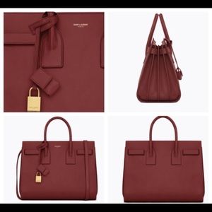 ✳️💠SOLD 💠✳️ Saint Laurent Sac De Jour - Oxblood